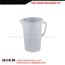 plastic paint mixing measuring pot